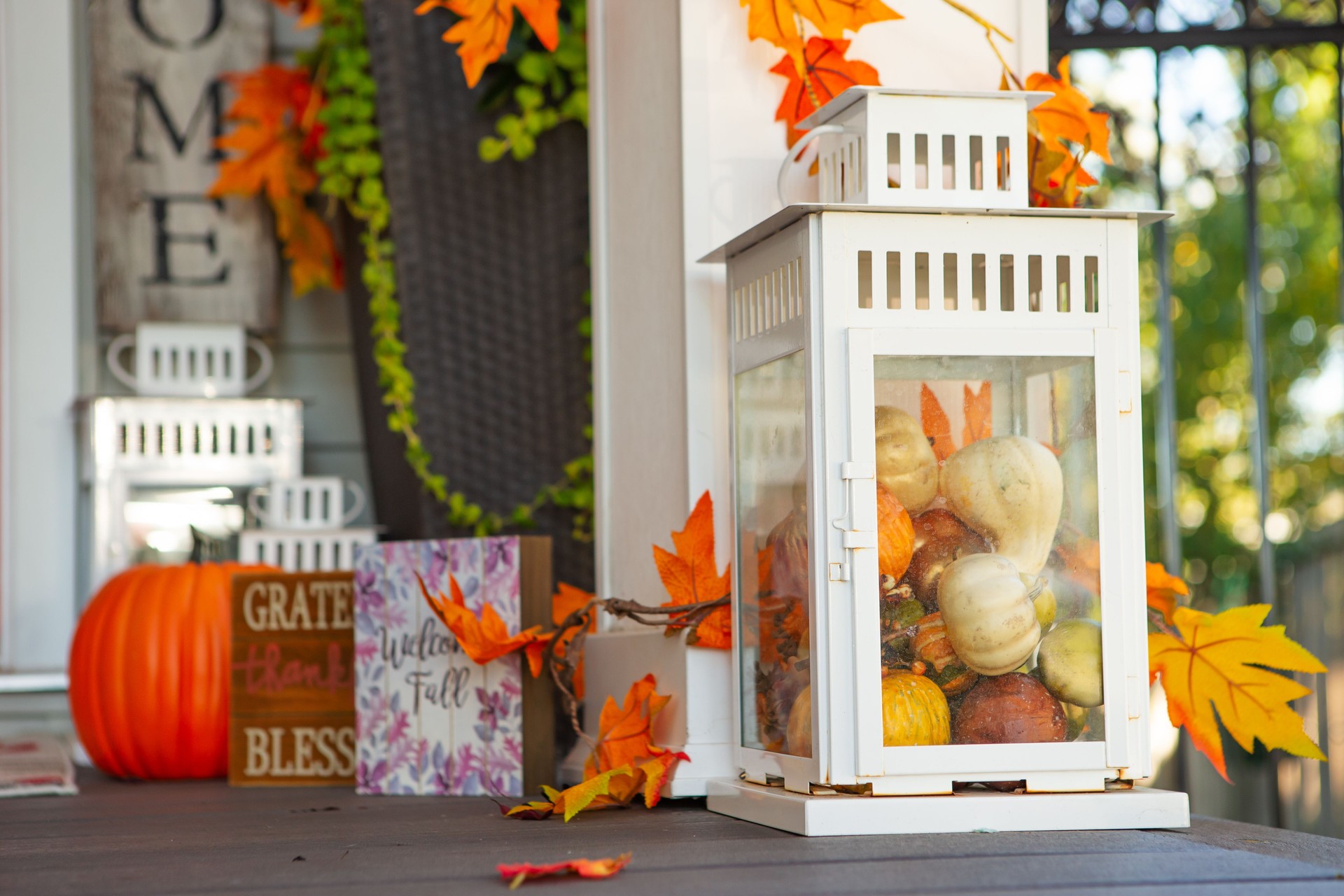 Autumn Front Porch