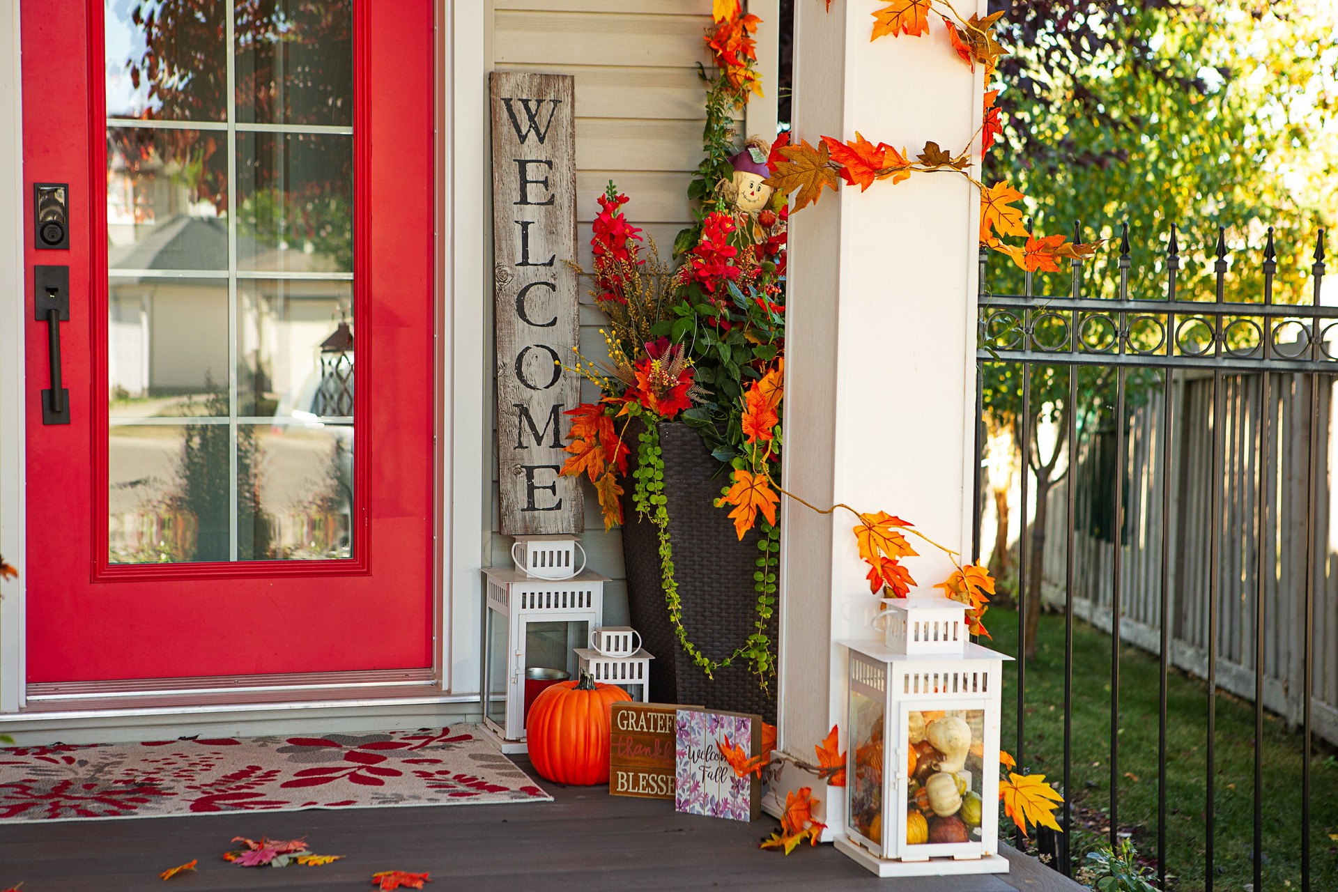 Autumn Front Entrance